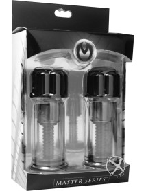 Ms Max Powerful Twist Nipple Suckers Blk