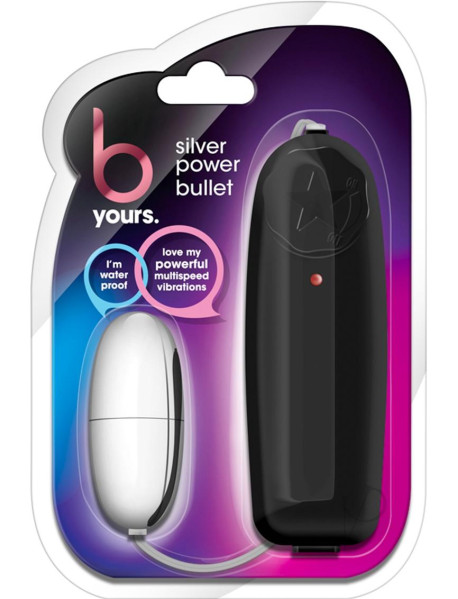 B Yours Silver Power Bullet Black