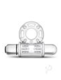 Stay Hard 10x Vibrating Bull Ring Clear