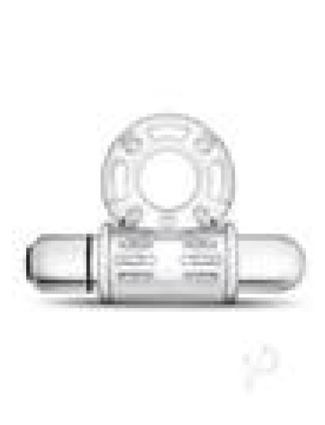 Stay Hard 10x Vibrating Bull Ring Clear