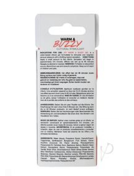 Warm and Buzzy Clitoral Cream 10ml
