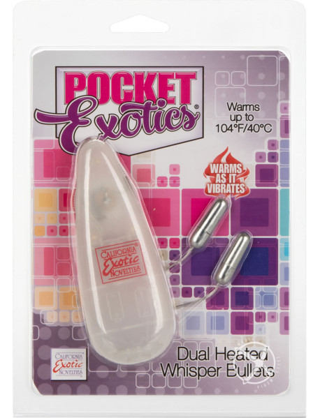 Pocket Exotic Dual Heated Whisper Bullet