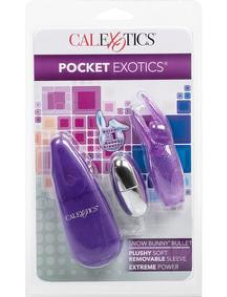 Pocket Exotics Snow Bunny Bullet Purple Pocket Exotics Snow Bunny Bullet Purple