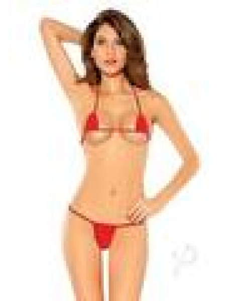 Eat Me Gummy Thong and Bra Strawberry