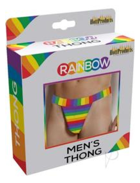 Rainbow Mens Thong