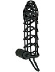 Mack Tuff Vibrating Cockcage Black