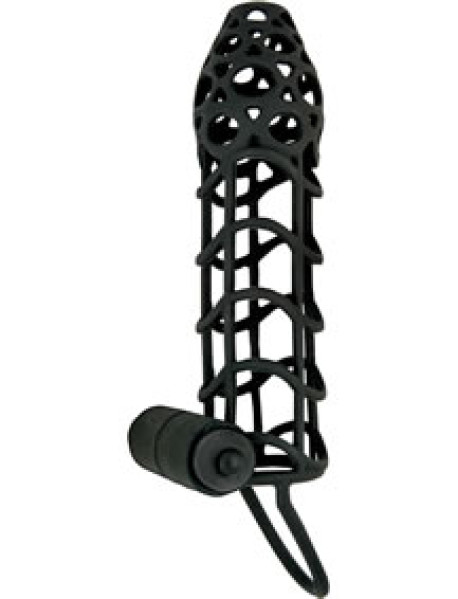 Mack Tuff Vibrating Cockcage Black
