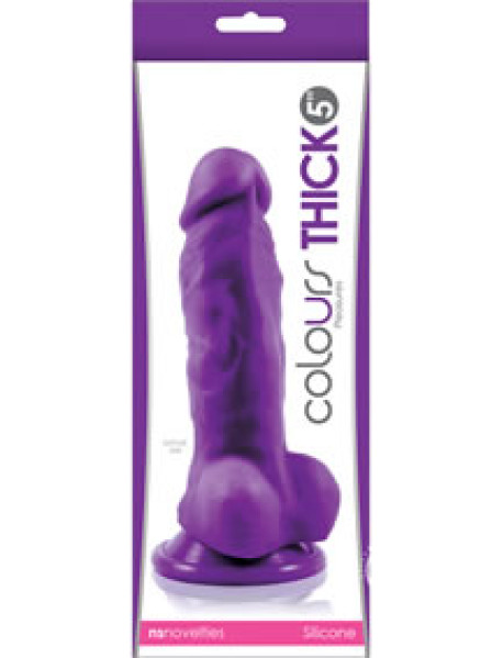 Colours Pleasures Dong Thick 5 Purple Colours Pleasures Dong Thick 5 Purple