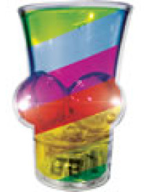 Light Up Rainbow Boobie Shot Glass