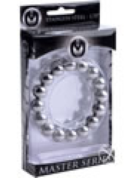 Ms Meridian Steel Beaded Cockring 1.75