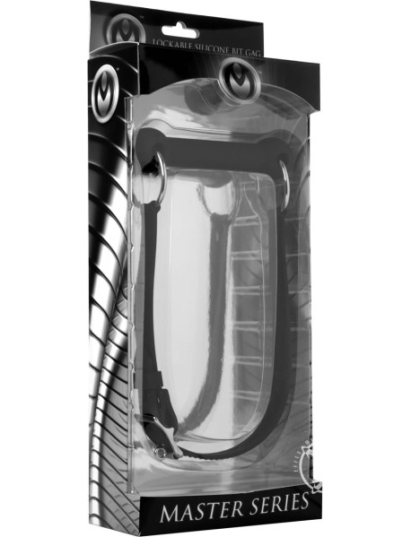 Ms Mr. Ed Locking Silicone Bit Gag