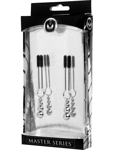 Ms Adorn Triple Bead Nip Clamp Set