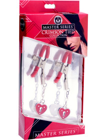 Msct Charmed  heart Pdlck Nip Clamp