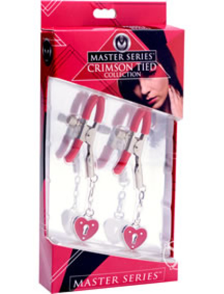 Msct Charmed  heart Pdlck Nip Clamp