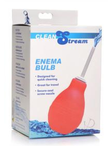 Cleanstream Enema Bulb Red