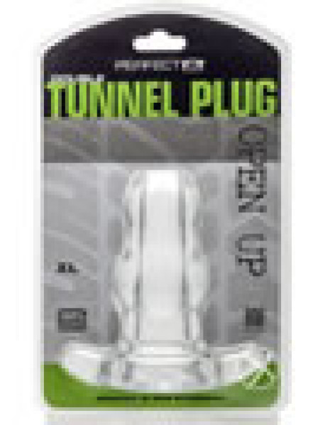Double Tunnel Plug X-large Clear