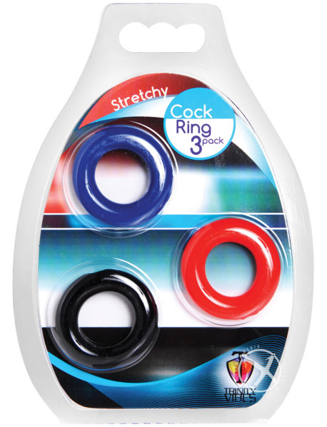 Tm Stretchy Cock Ring 3 Pack