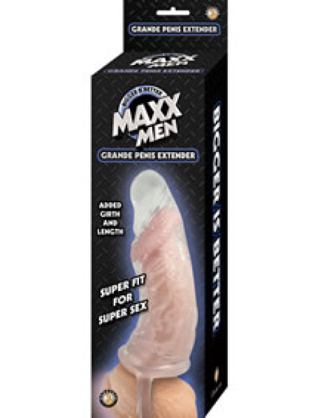 Maxx Men Grande Penis Sleeve Clear