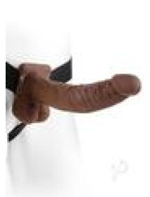 Ff Hollow Strap On W/balls 9 Brown