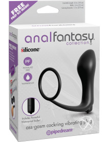 Afc Ass Gasm Cockring Vibrating Plug