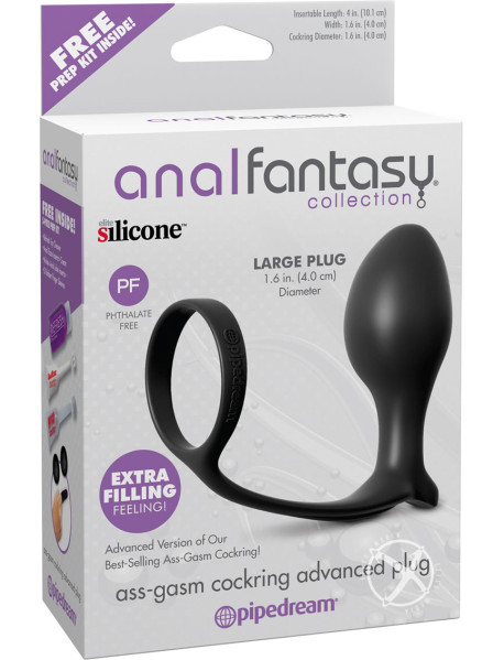 Afc Ass Gasm Cock Ring Advanced Plug