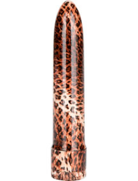Leopard Mini Massager Brown