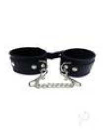 Rouge Plain Wrist Cuffs Black