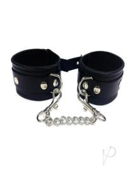 Rouge Plain Ankle Cuffs Black