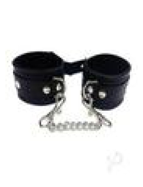 Rouge Plain Ankle Cuffs Black
