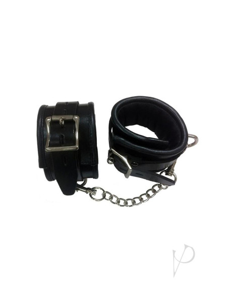 Rouge Padded Wrist Cuffs Black
