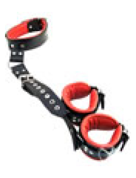 Rouge Neck To Hand Restraint Black/red