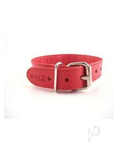 Rouge O Ring Studded Collar Red