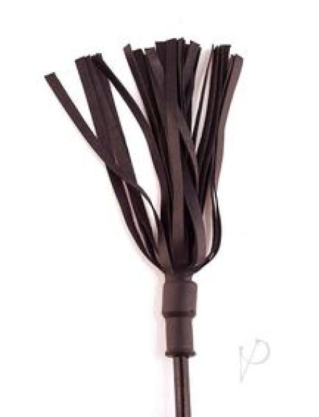 Rouge Wood Handle Riding Crop Black