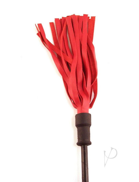 Rouge Wood Handle Riding Crop Red