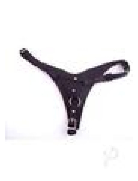 Rouge Female Dildo Harness Black