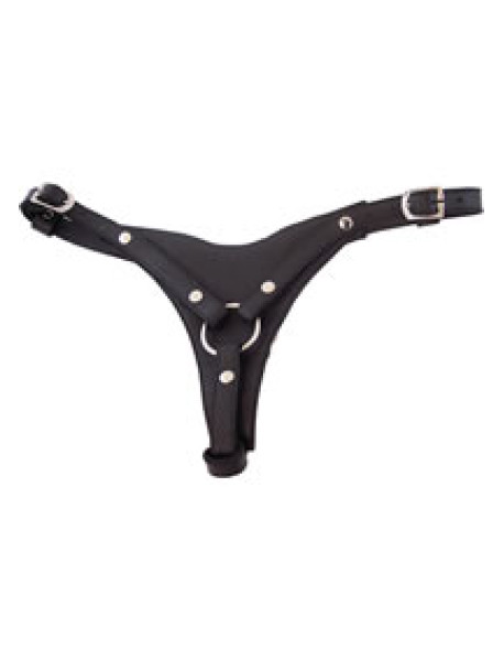 Rouge Female Dildo Harness Black