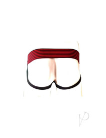 Rouge Jock Stripe Waist Band Blk/red Xl