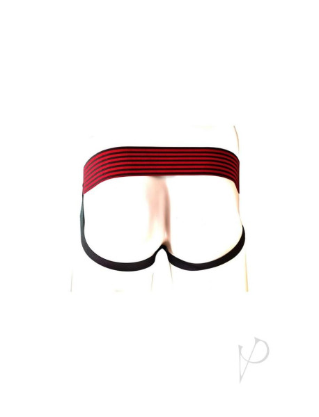 Rouge Jock Stripe Waist Band Blk/red Xl Rouge Jock Stripe Waist Band Blk/red Xl