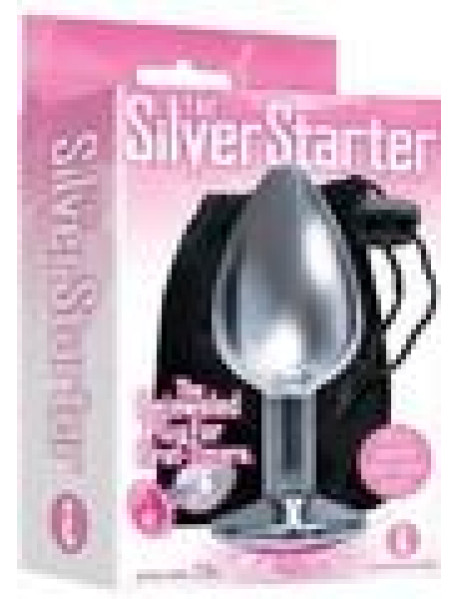 The 9 Bejewled Stainless Plug Pink