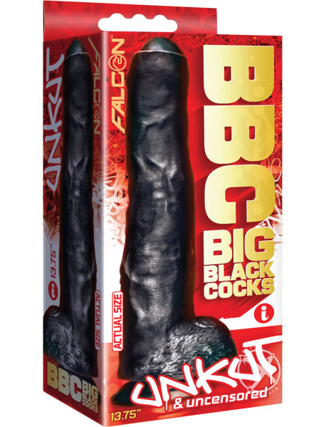 Falcon Big Black Cock Unkut 13.75