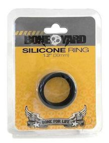 Boneyard Silicone Ring 30mm Black