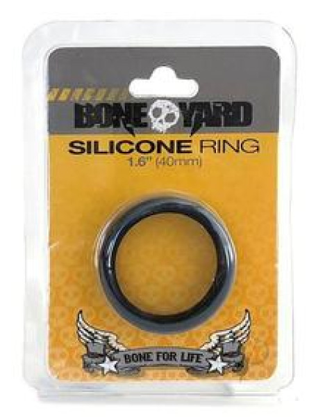 Boneyard Silicone Ring 40mm Black