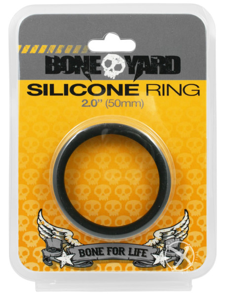 Boneyard Silicone Ring 50mm Black