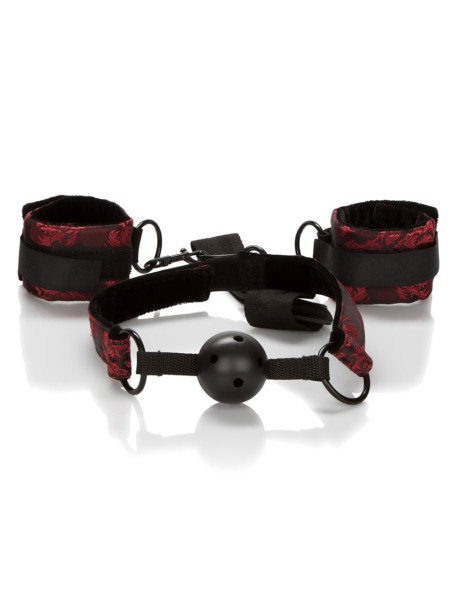 Scandal Brethable Ball Gag W/cuffs
