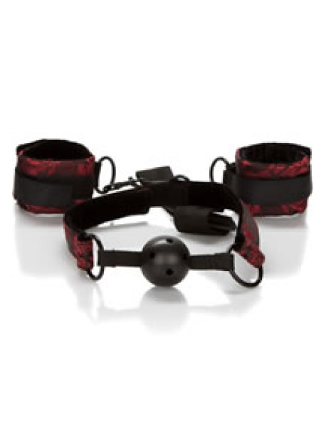 Scandal Brethable Ball Gag W/cuffs