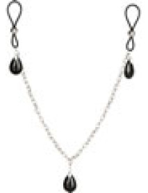 Nipple Play Non Pierce Nip Chain Onyx