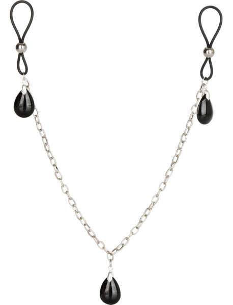Nipple Play Non Pierce Nip Chain Onyx