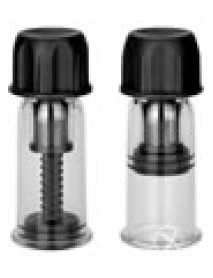 Nipple Play Vacuum Twist Suckers Black