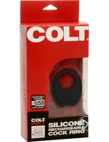 Colt Silicone Recharge Cock Ring Black