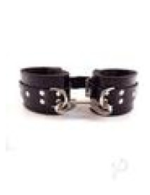 Rouge Fur Wrist Cuffs Black